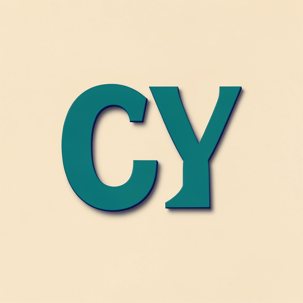 Round teal monogram avatar with the initials CJ on a warm cream background.